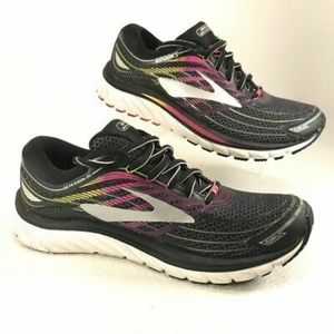 Brooks Glycerin 15 pink and purple running shoes
